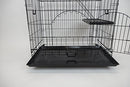 Homey Pet-36 Three Tiers Cat Cage with Pull Out Tray and Casters CT-P3W - Grey - Brand New