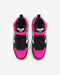NIKE COURT BOROUGH MID - SIZE: YOUTH 7Y - WHITE/FIERCE PINK/BLACK - Like New