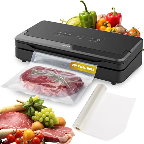 ANOVA CULINARY PRECISION VACUUM SEALER PRO, LARGE BAG ROLL (19FT) - BLACK - Like New