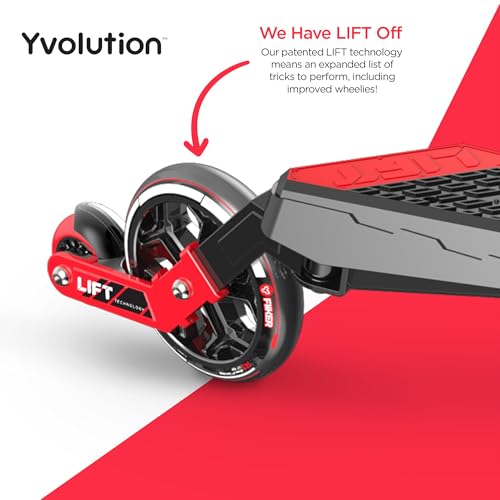 YVOLUTION FLIKER LIFT 3 WHEELS KIDS DRIFT SCOOTER WIGGLE SCOOTER AGE 7+ UNISEX - Like New