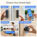 PHILIPS WIFI SMART RETROFIT LOCK + WIRELESS FINGERPRINT KEYPAD - MATTE BLACK - Like New