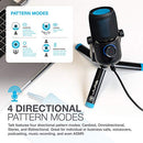 JLAB TALK USB MICROPHONE USB-C OUTPUT CARDIOID STEREO OMNIDIRECTIONAL BLACK - Like New