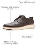 TMFOYER Tommy Hilfiger Men's Foyer Dark Brown Size 11.5 Medium - Like New