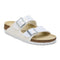 0051733 BIRKENSTOCK ARIZONA BIRKO-FLOR MEN'S OPEN TOE SHOES WHITE SIZE US 11N Like New