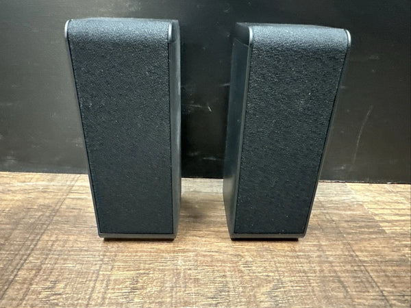 ONN SATELLITE SIDE/REAR SPEAKERS FOR 100043839 5.1 SOUNDBAR SYSTEM - BLACK - Like New