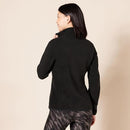 AMAZON ESSENTIALS WOMEN'S CLASSIC-FIT FULL-ZIP POLAR SOFT FLEECE JACKET L BLACK - Brand New