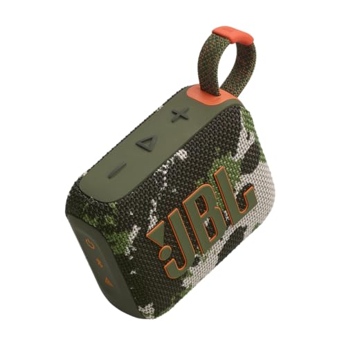 JBL GO 4 ULTRA-PORTABLE WATERPROOF BLUETOOTH SPEAKER SQUAD/CAMO - Like New