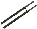 Set of 2 Blue Fushion 35" Black Foam Bokken Swords w/ Black Plastic Handle - Brand New