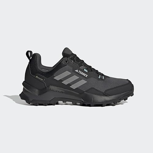ADIDAS WOMEN'S TERREX AX4 SNEAKER - SIZE 11.5 (EU W44 2/3) - BLACK/MINT/GRAY - Brand New