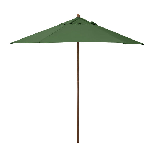 SHADE BASICS 11-FOOT ROUND EVERGREEN SERIES FAUX-WOOD PATIO UMBRELLA - Like New