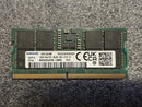 SAMSUNG DDR5 5600 16GB SODIMM PC5-5600B-SA0-1010-XT - GREEN - Like New