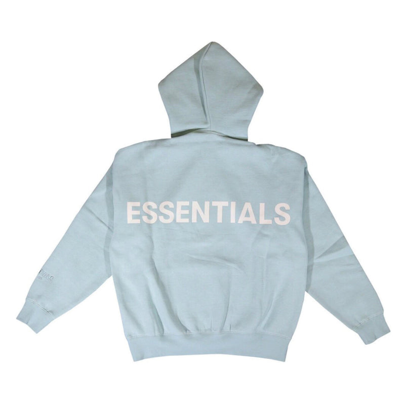FEAR OF GOD ESSENTIALS 3M LOGO PULLOVER HOODIE - BLUE - SIZE: MEN S - BLUE - Like New