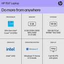 HP LAPTOP 15.6" 1920X1080 FHD I3-1215U 8GB 128GB SSD 15-DY5599NR - GRAY - Like New