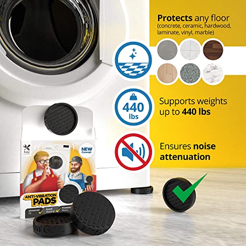 Silent Guys Anti Vibration Pads for Washing Machine 4 pcs Anti Vibration Mat - Brand New