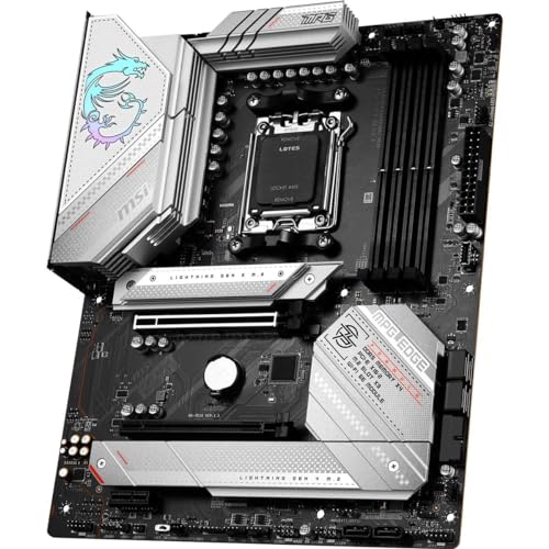 MSI MPG B650 EDGE WIFI GAMING MOTHERBOARD AM5 DDR5 ATX - BLACK/WHITE - Like New