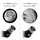 Gskyer Telescope, 70mm Aperture 400mm AZ Mount Astronomical Refracting Telescope - Like New