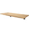 SAFERACKS HEAVY DUTY WALL MOUNTED FOLDING TABLE | FOLDS FLAT - NATURAL, BLACK - Like New