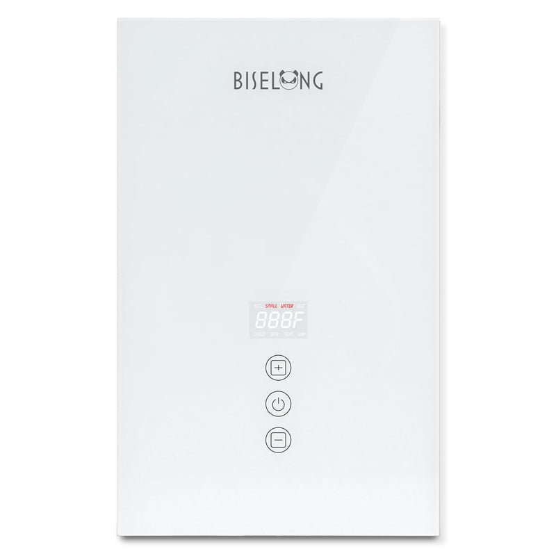 BiseLong Electric Instant Heat Tankless Water Heater, 7KW, 240V, White - Like New