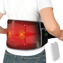 COMFYTEMP CORDLESS HEATING PAD WITH MASSAGER FOR BACK K9224 - BLACK - Like New