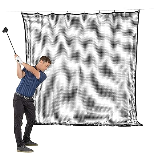 GOSPORTS SPORTS NETTING 10FT HITTING NET GOLF BASEBALL HOCKEY SOCCER - BLACK - Brand New