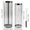 ZSFLZS 2PCS Rolling Grilling Basket Outdoor Network Mesh Cylinder 12.2" + 11.8" - Brand New