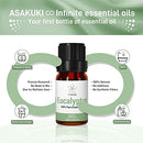 ASAKUKI Eucalyptus Essential Oil, YAHIME Infinite Series, 10ml - B093WZT6HZ - Brand New