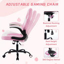 Heavy Duty Gaming Chair Ergonomic Gamer for Home Office Lumbar Support - Pink - Brand New