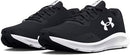 UA WOMEN'S CHARGED PURSUIT 3 RUNNING SHOES BLACK/PITCH 3024889 SIZE 8 - Like New