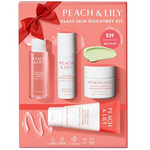 PEACH & LILY GLASS SKIN DISCOVERY KIT PL-SKINDISCOVERKIT-PINK - PINK - Brand New