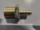 LTWFITTING 3/4" TO 3/8" BRASS BARBED HOSE FITTING 6 PACK - BRASS - Like New