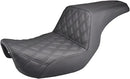Saddlemen Step-Up LS Black Seat for '08-22 FLHR, FLHT, FLHX & FLTR (808-07B-172) - Brand New