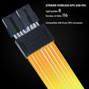 LIAN LI STRIMER WIRELESS 8 PIN ADDRESSABLE RGB POWER EXTENSION CABLE - BLACK - Brand New