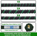 ARTISTAN EXPANDABLE GARDEN HOSE - 100 FT FLEXIBLE KINK-FREE - BLACK GREEN - Like New