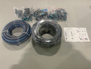 OVRAQ AUTOMATIC DRIP IRRIGATION KITS, 33FT PE PIPE,197FT PVC TUBING - BLACK/GRAY - Like New
