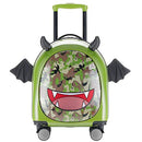 GinzaTravel 16" Children's Suitcase No. 2 Little Devil Series B09ZTV4RH3 - Green - Brand New