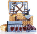 CALIFORNIA PICNIC Picnic Basket for 4 People | Complete Picnic Set - NEW - Brand New