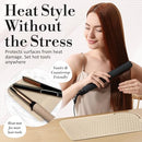 MILAYA BEAUTY LARGE HEAT RESISTANT MAT CURLING IRON HOLDER & FLAT IRON HOLDER - Like New