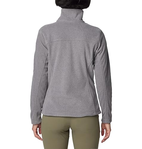 EL6081 Columbia Women's Fast Trek II Fleece Jacket City Gray Heather L - Brand New