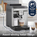DELONGHI DE'LONGHI MAGNIFICA EVO AUTOMATIC ESPRESSO & COFFEE MACHINE SILVER - Brand New