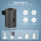 RTLOII PORTABLE AIR PUMP FOR INFLATABLES ULTRA-MINI AIR MATTRESS PUMP 4X MORE - Like New