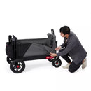 RADIO FLYER FOLDING ALL TERRAIN VENTURE KID CARGO STROLLER WAGONSTEEL - GRAY - Brand New