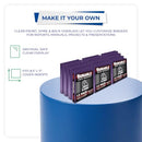 Samsill 1 inch 3 Ring Binder D Ring 100% Recycled Chipboard B0DLZ1Z34Z - Purple - Brand New