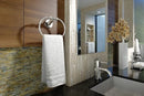 SYMMONS SERENO BATHROOM HAND TOWEL RING CONTEMPORARY DESIGN, MINIMALISTIC LOOK - Like New