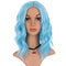 eNilecor Blue Wig Short Colored Wigs Bob Wig for Women Natural Wavy Colorful - Brand New