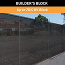 Coolaroo Builder's Block Construction Privacy Screen, 6ftx100ft Roll, Black - Brand New