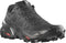 SALOMON MEN'S SPEEDCROSS 6 SNEAKER - SIZE: MEN 11.5 - BLACK/BLACK/PHANTOM - Like New
