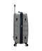 ROCKLAND MELBOURNE HARDSIDE EXPANDABLE LUGGAGE WHEELS 3-PIECE SET, SILVER - Brand New