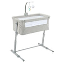 RONBEI BABY BASSINET BEDSIDE SLEEPER CRIBS BABY BED TO BED BEDSIDE - GRAY - Like New