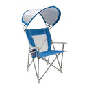 GCI Outdoor Sunshade Captain's Chair Collapsible Folding Canopy Shade - Blue - Like New
