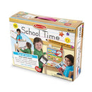 Melissa Doug School Time Play Set +Scratch Art Mini-Pad Bundle 8514 - Like New